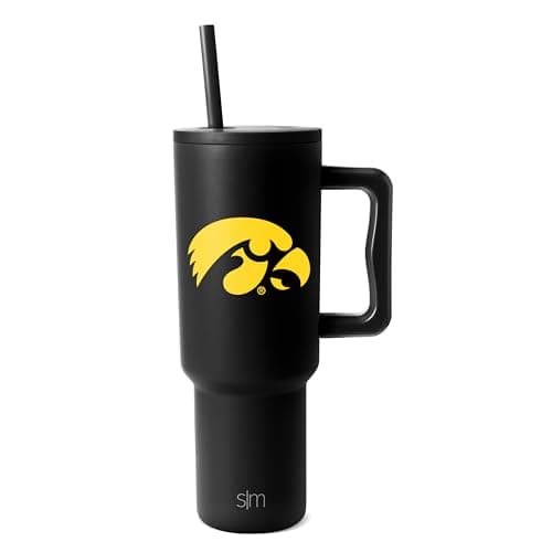 Simple Modern Iowa Hawkeyes Tumbler with Handle | 40oz