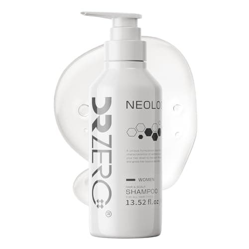 DR ZERO NEOLOGY Hair Growth Shampoo for Women, 13.5 oz/400ml, Volumizing Thickening & Anti Hair Loss Regrowth Treatment, Clinically Tested for Hair Thinning with Redensyl, Japanese Hair Care Products