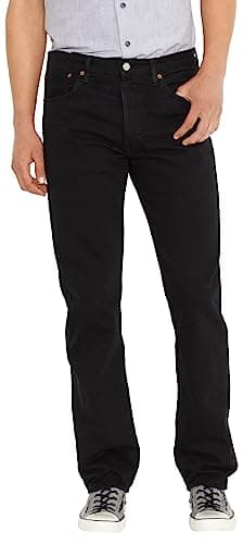 Levi's Men's 501 Original Fit Jeans, Black-Legacy, 29W x 32L