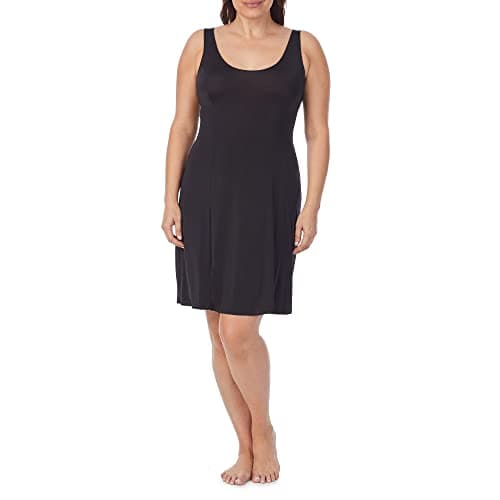 Jones New York womens Silky Touch "38 Sleeveless Anti-cling Full Slip, Black, Large US