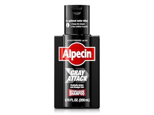Alpecin Gray Attack Black Hair Dye Color Shampoo