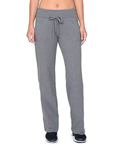 Danskin Women's Straight Leg Drawcord Athletic Pants