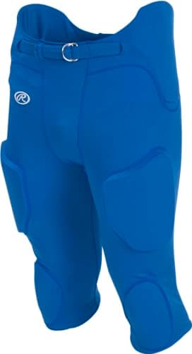Rawlings | Men's Lightweight Football Pants | Integrated Pads | Royal | 2XL