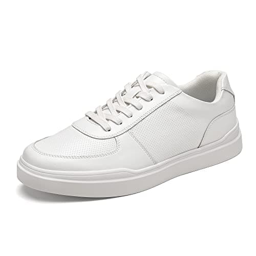 Bruno Marc Men's Casual Dress Sneakers Classic Lightweight Shoes,Size 8.5,White,SBFS223M