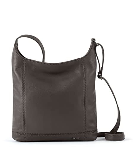 The Sak De Young Leather Crossbody Purse - Zip Closure & Multiple Pockets