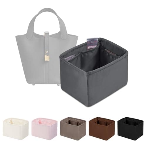 KINGS IN BAG Satin Purse Organizer for Picotin 22, Grismeyer