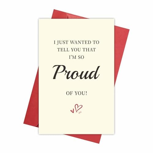 REENYOUNG Proud of You Congratulations Card for Grads & Milestones
