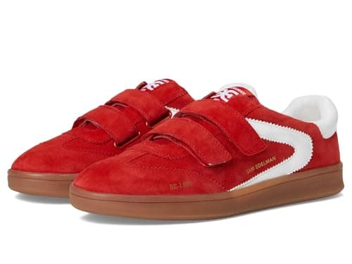 Sam Edelman Women's Talia Sneaker, Red Coral, 5.5