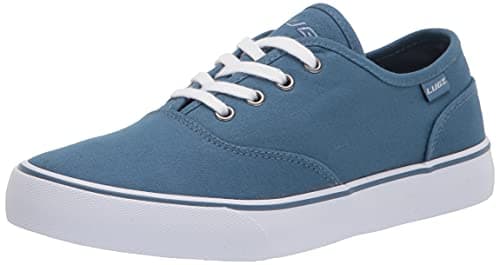 Lugz | Lear Casual Sneakers for Women | Lace Up Womens Canvas Shoes | Everyday Women Footwear, Blue/White, 6.5 M US