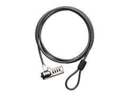 Targus DEFCON T-Lock Resettable Combo Cable Lock for Laptop Computer and Desktop Security (PA410U)