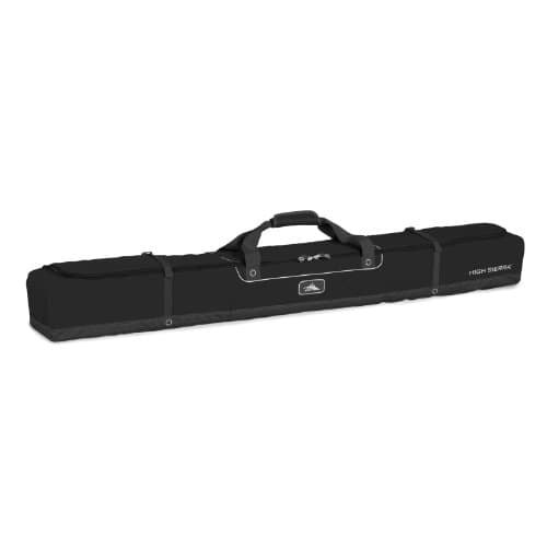 High Sierra Padded Ski Bag for Single Pair of Skis, Black, Up to 6 Feet