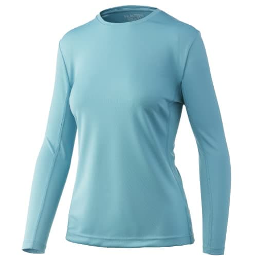 Icon X Long Sleeve Shirt|Fishing Shirt with Sun Protection Porcelain Blue