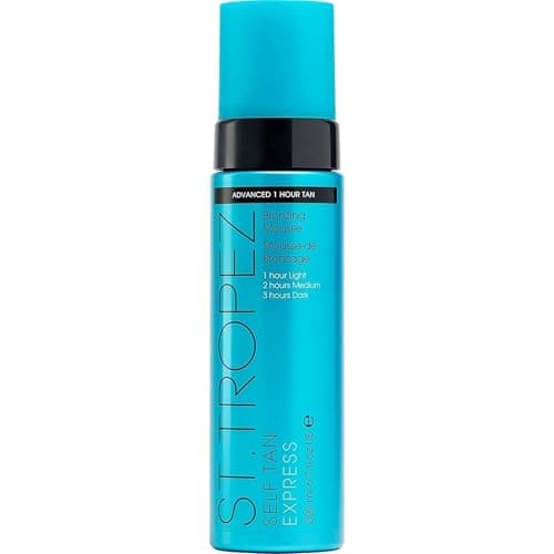 St.Tropez Light/Medium/Dark 1-3 hr Express Mousse for a Streak-Free, Natural Sunless Tan with Fast Application and Flawless Results, Cruelty-Free & Vegan, 6.7 fl oz