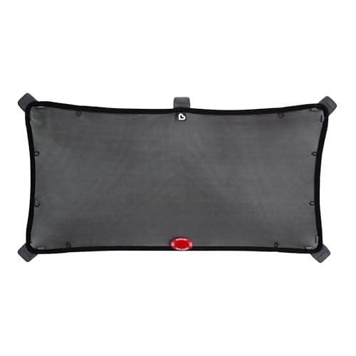 Munchkin® Brica® Magnetic Stretch to Fit™ Car Window Shade for Baby, Side Window Sun Shade, Black, 1 Pack