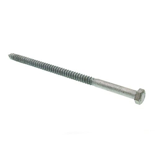 Prime-Line 9057301 Hex Lag Screws, 1/2 in. X 10 in., A307 Grade A Hot Dip Galvanized (10 Pack)