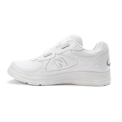 New Balance Women's 577 V1 Hook and Loop Shoe, White, 11