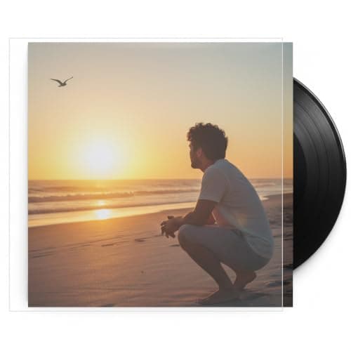 7-Inch Vinyl Record Outer Sleeves, Clear Anti- Static EP Album Covers Protective Covers for Collection Protection, 25pcs
