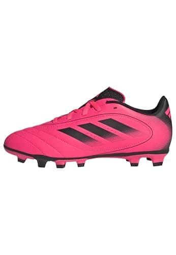 adidas Unisex-Kids Goletto IX Firm Ground/Multi Ground, SolarTurboBlackBlack, 4