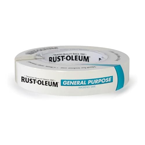 Rust-Oleum General Purpose Multi-Surface Adhesive Masking Tape, Adheres Securely and Removes Easily, 0.94" x 60yd, Single Roll