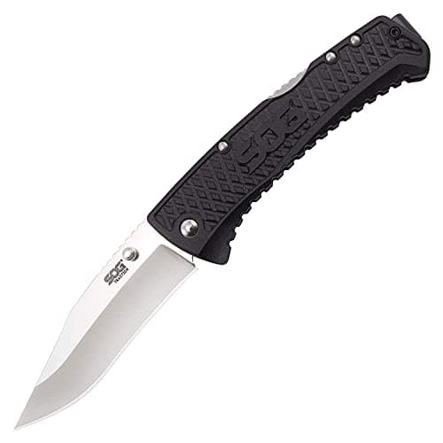 SOG Traction Folding Knife Clip Point