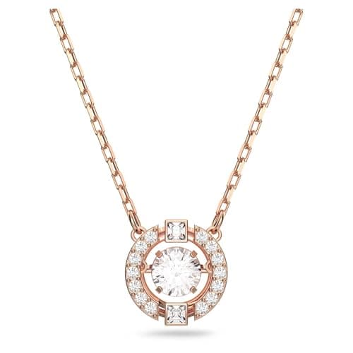 Swarovski Women's Una Crystal Jewelry Collection, Rose Gold Tone Finish