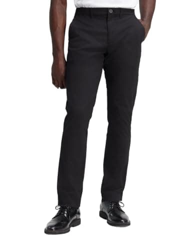 Calvin Klein Men's Slim Fit Infinite Flex Chinos Black
