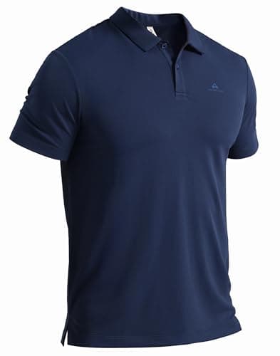 Pioneer Camp Mens Golf Polo Shirt Dry Fit UPF 50+ Performance Short Sleeve Polo with Soft Classic Collar for Work & Travel