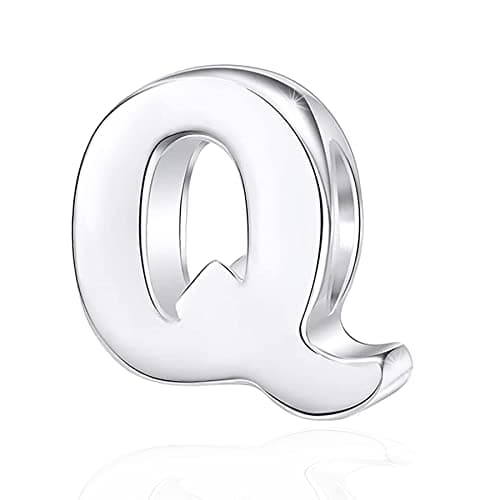 Letter Q Alphabet Charm, fits Pandora Mothers Day Bracelet