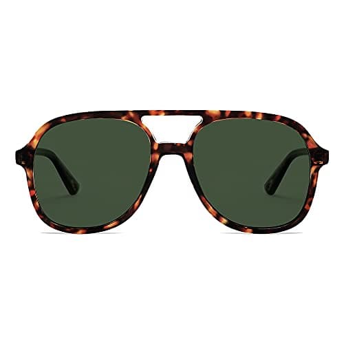 Appassal Retro Polarized Aviator Sunglasses Womens Men AP3606,T/Green