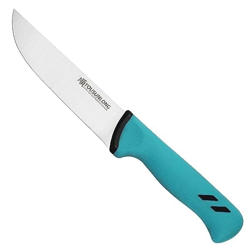 YOUSUNLONG Butcher knife for meat processing 6"(152mm) - Premium High-carbon molybdenum steel blade - Chef slicing knife - Ergonomic & non-slip handle