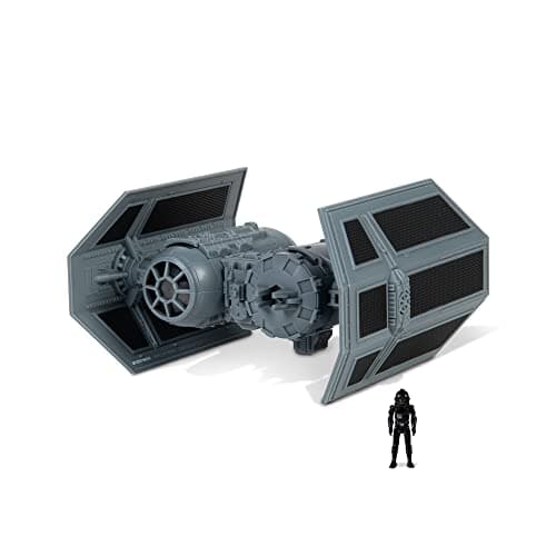 Star Wars Micro Galaxy Squadron TIE Bomber - 5-Inch Starfighter Class Vehicle with 1-Inch TIE Pilot Micro Figure Accessory