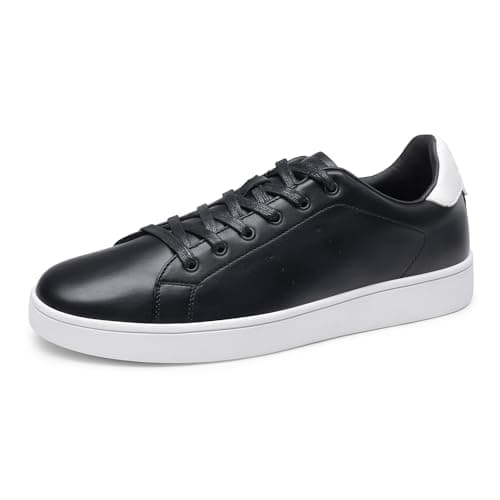 Bruno Marc Men's Casual Dress Sneaker Business Casual Shoes for Men Comfortable Lightweight Lace Up Fashion Sneakers Tennis Shoes WaveFlex CoreLux,Size 9.5,Black,BMUMFN2519