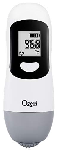 Ozeri Kinetic Non-Contact Forehead Thermometer with Battery-Free Technology