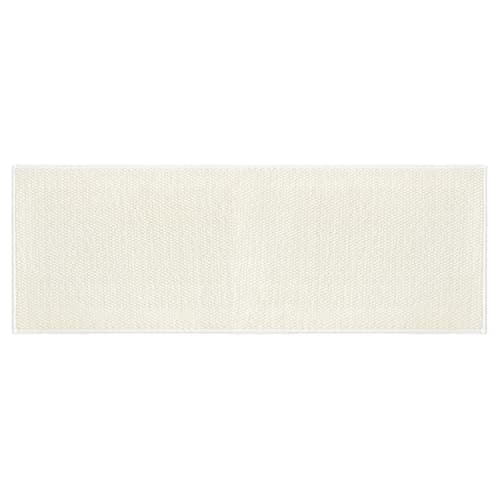 Artoid Mode Beige Machine Washable Non Slip Doormat,Soft Absorbent and Stain Resistant Kitchen Rugs for Sink Hallway Bathroom and Laundry 17x47 Inch