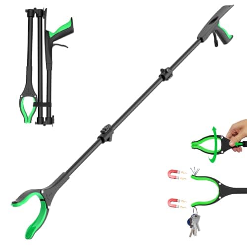 rewkcy Extra Long Grabber Reacher Tool 51 Inch, Grabbers for Seniors