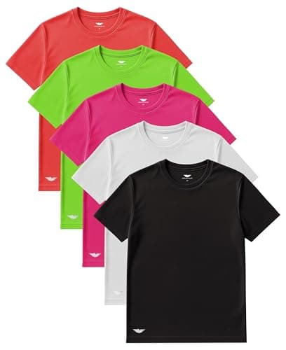 AMERICAN HEAVEN Men's Short Sleeve Workout Crew Neck Mesh T-Shirts