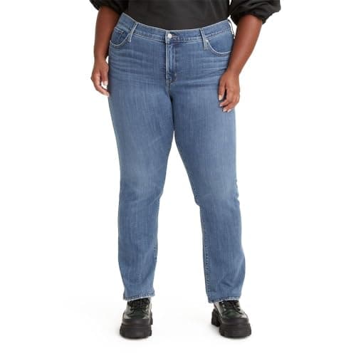 Levi's Women's 314 Shaping Straight Jeans (Also Available in Plus), (New) Lapis Gem Plus, 35 Regular