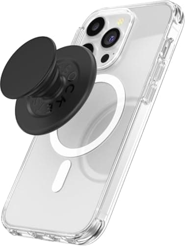 PopSockets Phone Grip for MagSafe, Magnetic Holder- Black