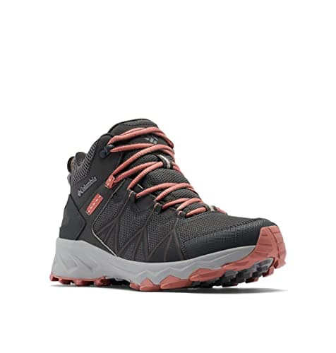 Columbia Women's Peakfreak II Mid Outdry, Dark Grey/Dark Coral, 10.5