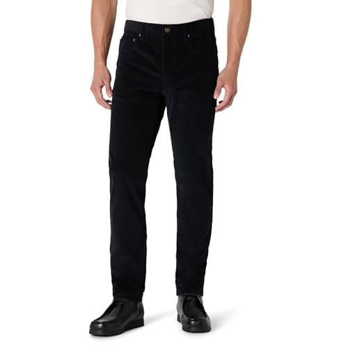 Amazon Essentials Men's Slim Fit 5 Pocket Corduroy Pant, Black, 40W x 34L