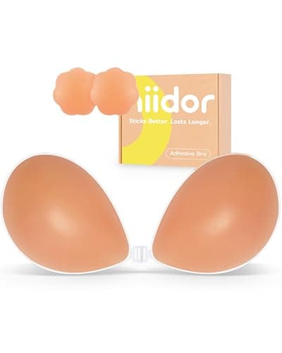Strapless Adhesive Bra Ultra Light Sticky Push Up Bra for Wedding Dress