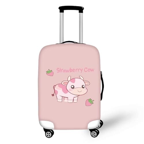 HELLHERO Kawaii Kitten Cat Travel Luggage Cover Durable Anti-Scratch Suitcase Protector Luggage Case Hiking Baggage Covers Protector Trunk Cover Case Fit 22-24 Inch
