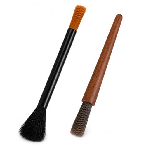 2PCS Coffee Grinder Espresso Brush, Nylon Coffee Grinder Cleaner Brush
