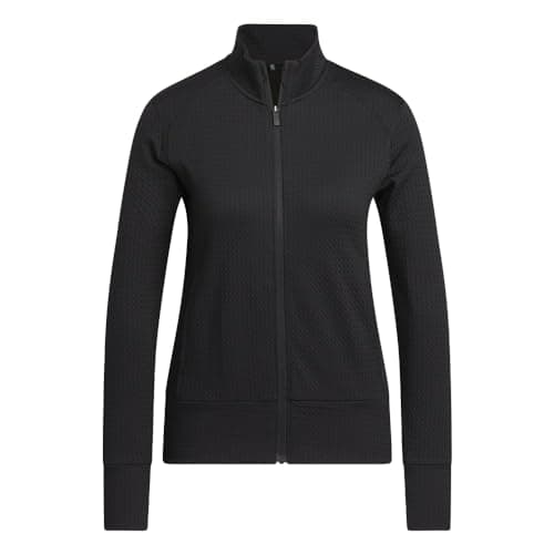 adidas Women's Ultimate365 Textured Jacket, Black, Medium