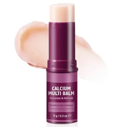 Calcium Multi Balm Stick, Calcium Volume Multi Balm Stick, Firming,Hydrating & Smoothing Collagen Moisturing Stick For Eyes, Face & Neck
