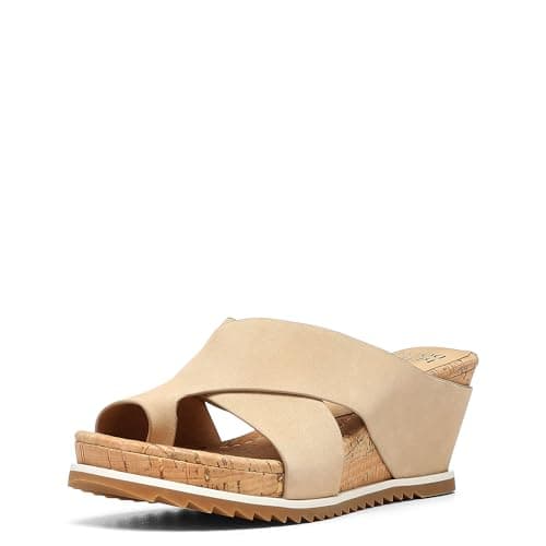 Donald Pliner Women's SISU Wedge Sandals, Comfortable Sandals, Women’s Sandals, Platform, 2.5-Inch Heel, Heeled, Toe-Ring.