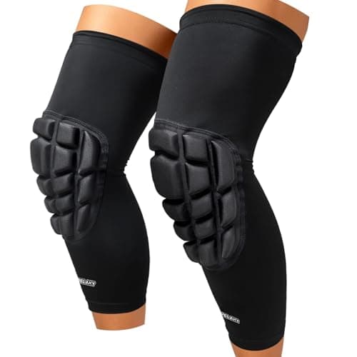 Frelaxy Wrestling Knee Pads, Padded Compression Sleeves for Men Women