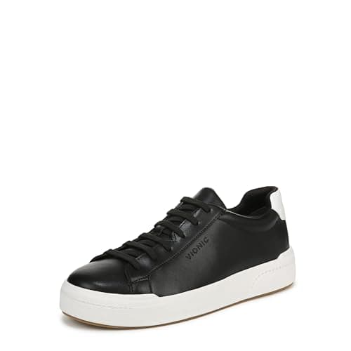 Vionic Womens Colbie Black Leather 11 Medium