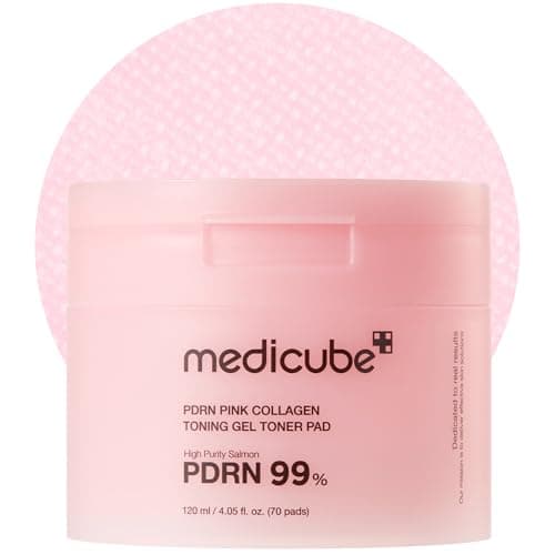 medicube Toner Pads Salmon DNA PDRN Pink Collagen Jelly Pad for Soothing
