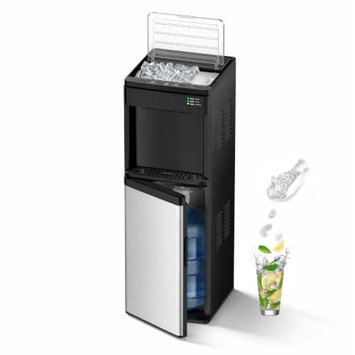 4-in-1 Bottom-Load Water Dispenser with Ice Maker, Hot, Room & Cold Water